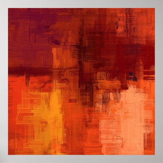 Abstract texture. 2d illustration. Expressive hand Poster