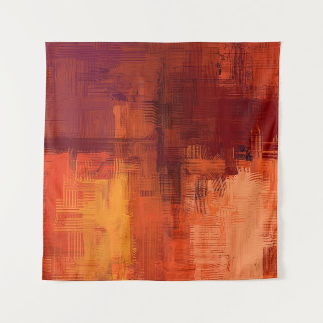 Abstract texture. 2d illustration. Expressive hand Tapestry (Front)