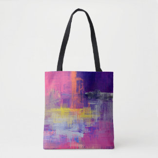 Abstract texture. 2d illustration. Expressive hand Tote Bag