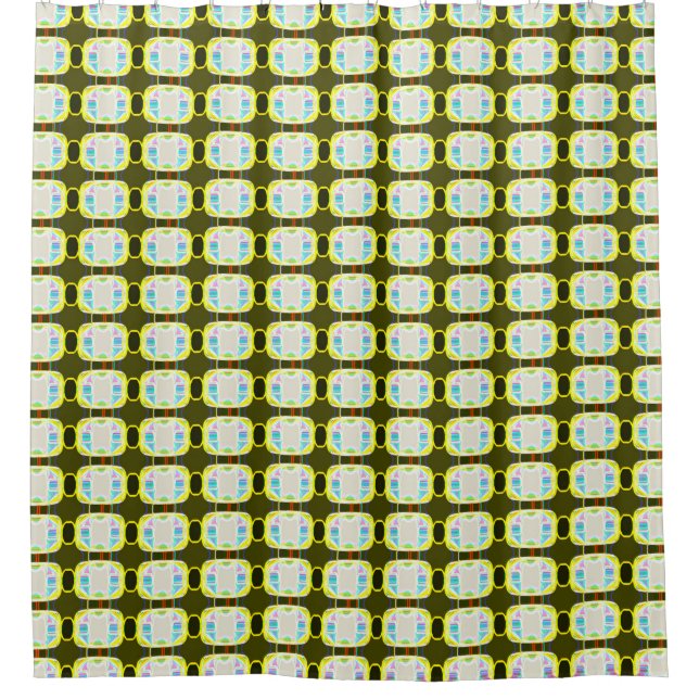 abstract texture, colourful gingham pattern, moder (Front)