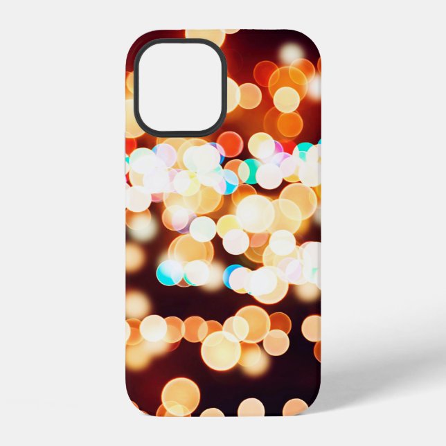 Abstract texture, light bokeh background  iPhone case (Back)