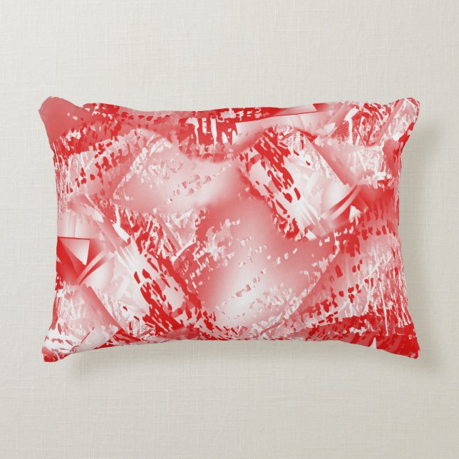 Abstract texture repeat creative modern pattern il accent pillow (Front)