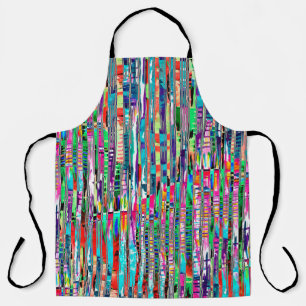 Abstract texture repeat modern patternabstract,ame apron