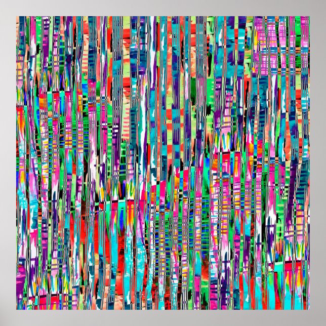 Abstract texture repeat modern patternabstract,ame poster (Front)