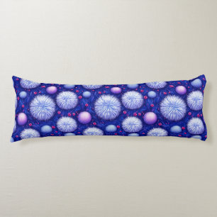 Abstract Texture with Glittering Orbs and Fuzzy Body Pillow