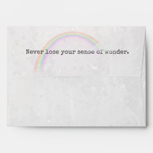 abstract texture with rainbow envelope