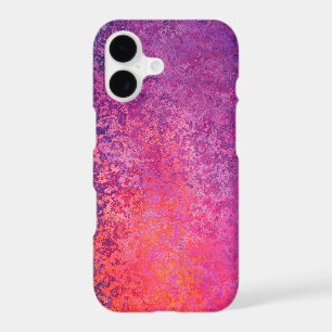 Abstract textured design in pink and purple