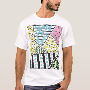 Abstract Three: Hand-Drawn Background Art. T-Shirt