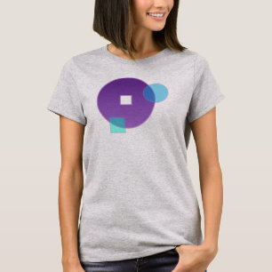 Abstract Three on Grey T-Shirt