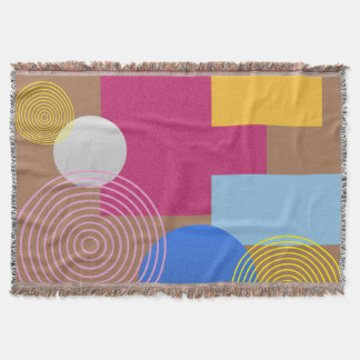 Abstract  throw blanket