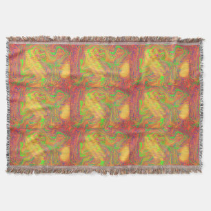 Abstract Throw Blanket