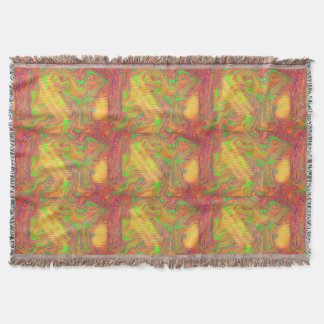 Abstract Throw Blanket