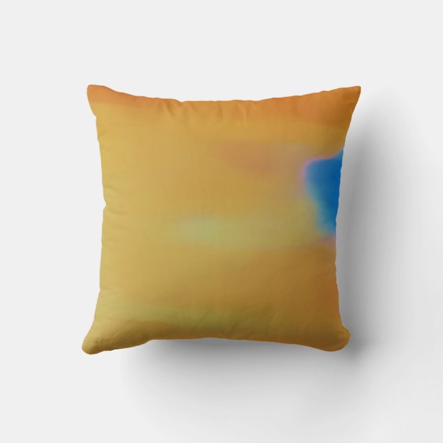 Abstract Throw Pillow (Back)