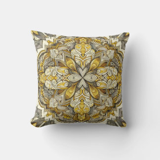 Abstract Throw Pillow 
