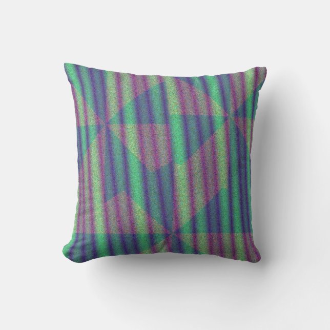 Abstract Throw Pillow (Front)