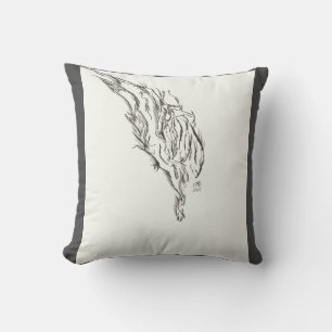 abstract throw pillow