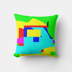 Abstract Throw Pillow