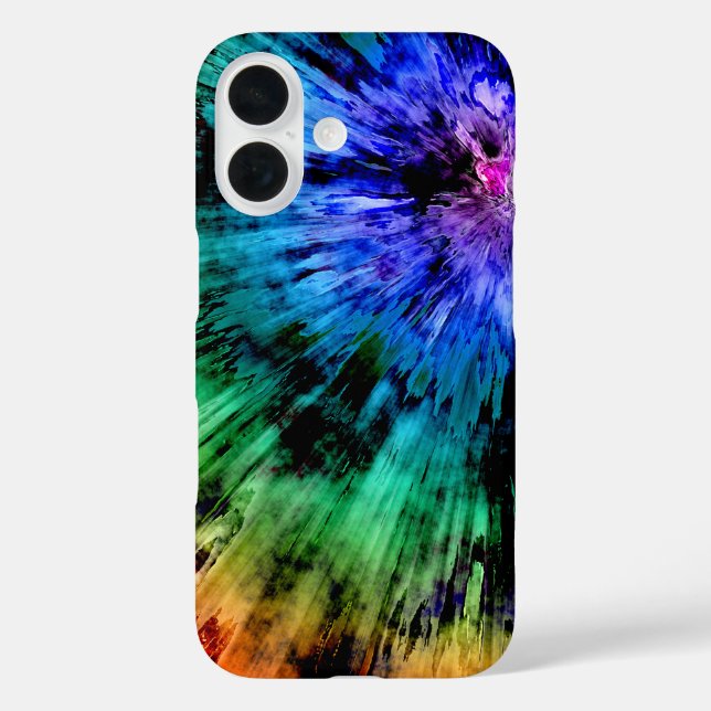 Abstract Tie Dye Case-Mate iPhone Case (Back)