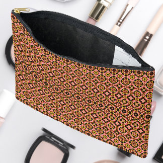 Abstract Tile Pattern Accessory Pouch