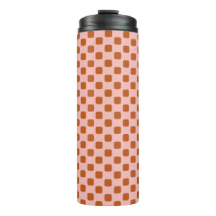 ABSTRACT TILES PATTERN. THERMAL TUMBLER
