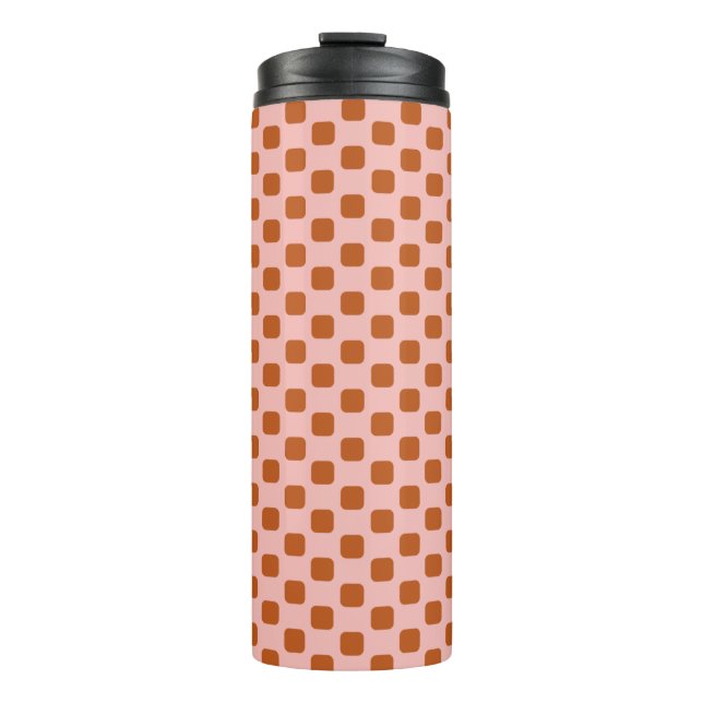 ABSTRACT TILES PATTERN. THERMAL TUMBLER (Front)