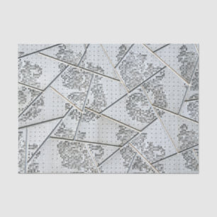 abstract tiles tissue paper