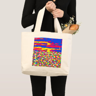 Abstract Transcendence-oil painting Large Tote Bag