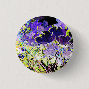 ABSTRACT TREE 1 INCH ROUND BUTTON