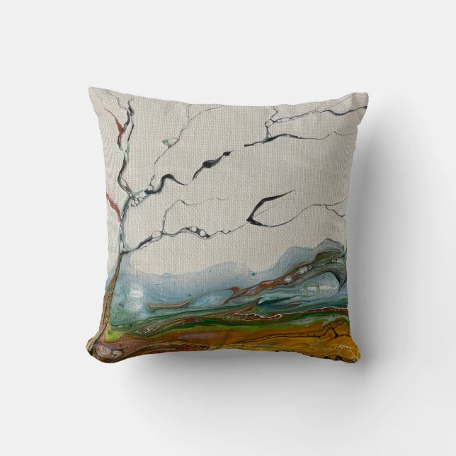 Abstract Tree Cushion  (Front)