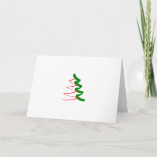 Abstract Tree Customizable Holiday Card