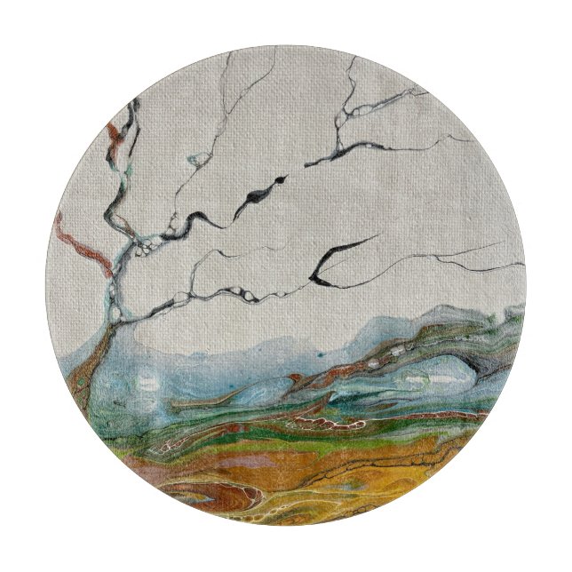 Abstract Tree  Cutting Board (Front)