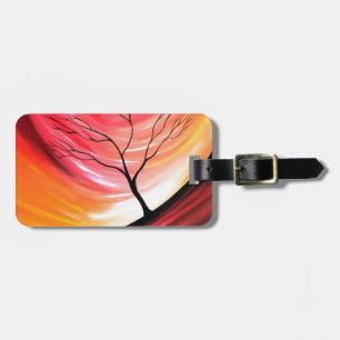 Abstract Tree - Modern Art Luggage Tag
