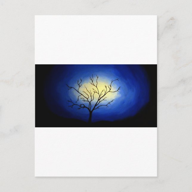 Abstract Tree - Modern Art Postcard (Front)