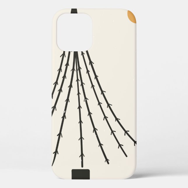 Abstract tree moon Case-Mate iPhone case (Back)