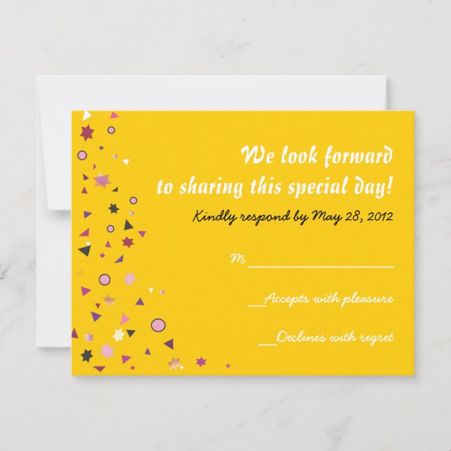 ABSTRACT TREE OF LIFE Bat Mitzvah Invitation (Front)