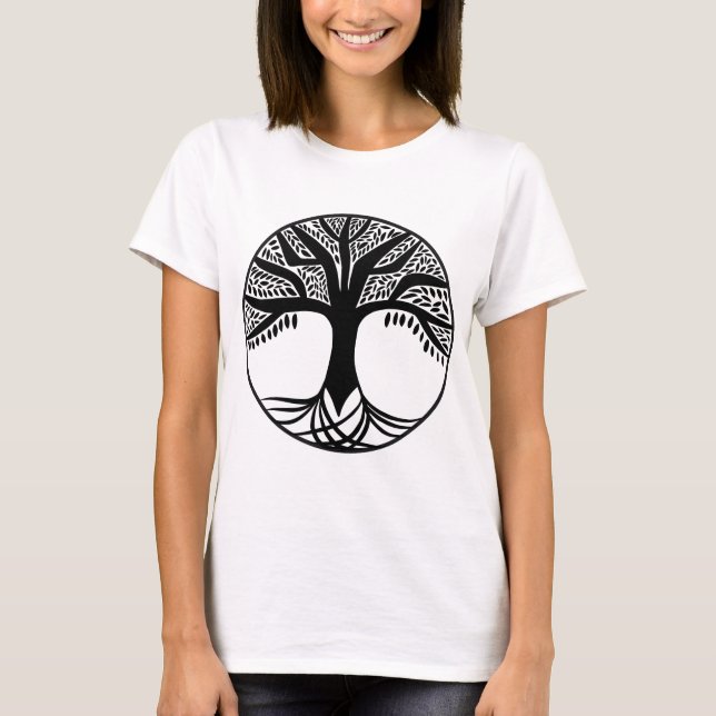 Abstract Tree of Life Flowy Top (Front)