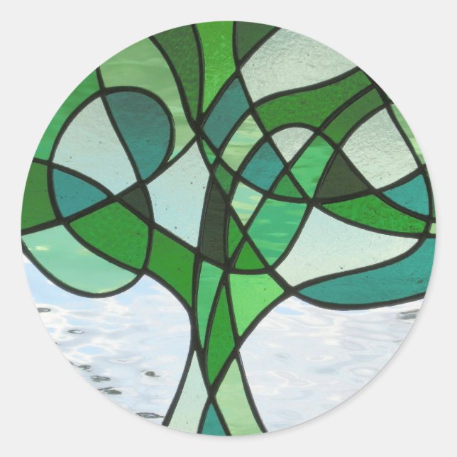 Abstract Tree of Life Sticker (Front)
