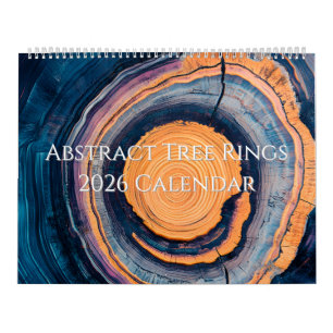 Abstract Tree Ring 2026 Calendar