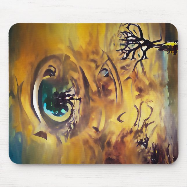 Abstract Tree Soul Mouse Pad (Front)