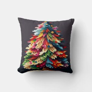 Abstract Tree  Throw Pillow