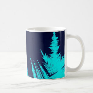ABSTRACT TREES COFFEE MUG