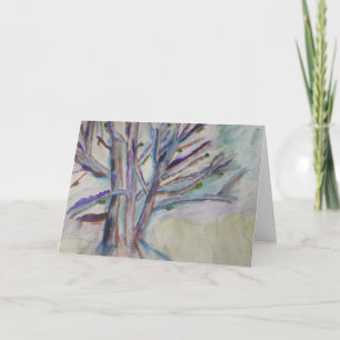 Abstract Trees Greeting Card