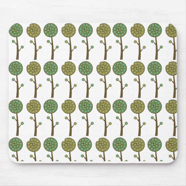 Abstract Trees Multiples  Mousepad (Front)
