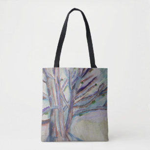 Abstract Trees Tote Bag