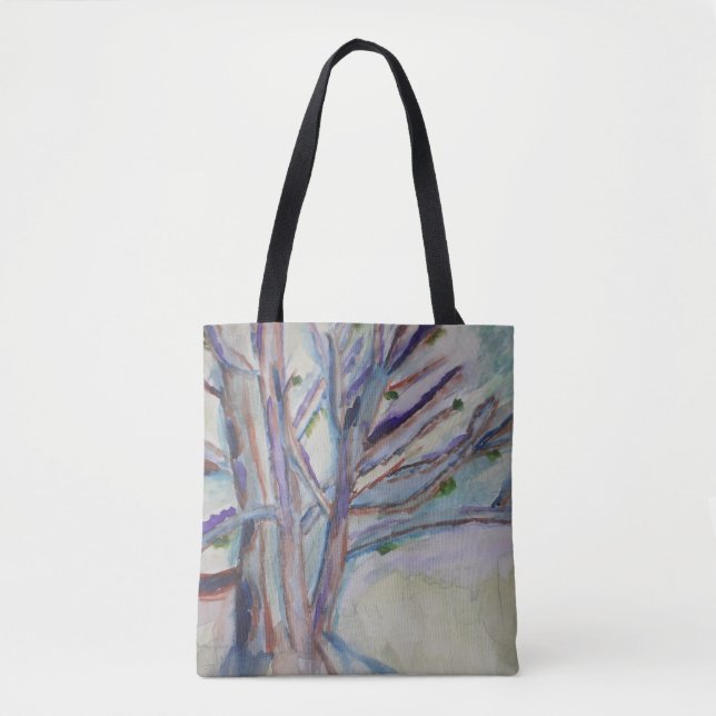 Abstract Trees Tote Bag (Front)