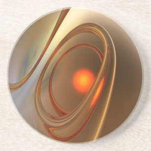 Abstract trendy and elegant 3d Design Coaster