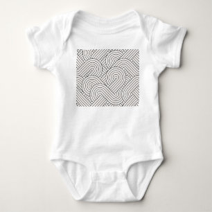 Abstract Trendy: Colourful Circles Seamless Baby Bodysuit