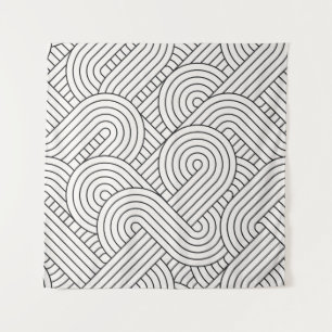 Abstract Trendy: Colourful Circles Seamless Tapestry