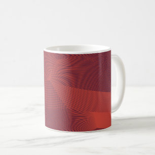 Abstract, trendy, modern geometric graphic art coffee mug