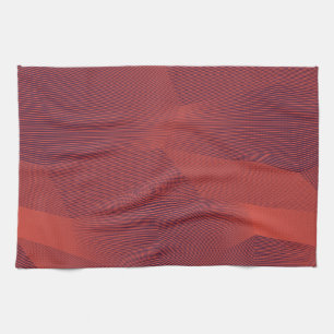 Abstract, trendy, modern geometric graphic art kitchen towel